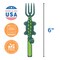 Constructive Eating Set of 3 Dino Eating Utensils for Kids and Toddlers